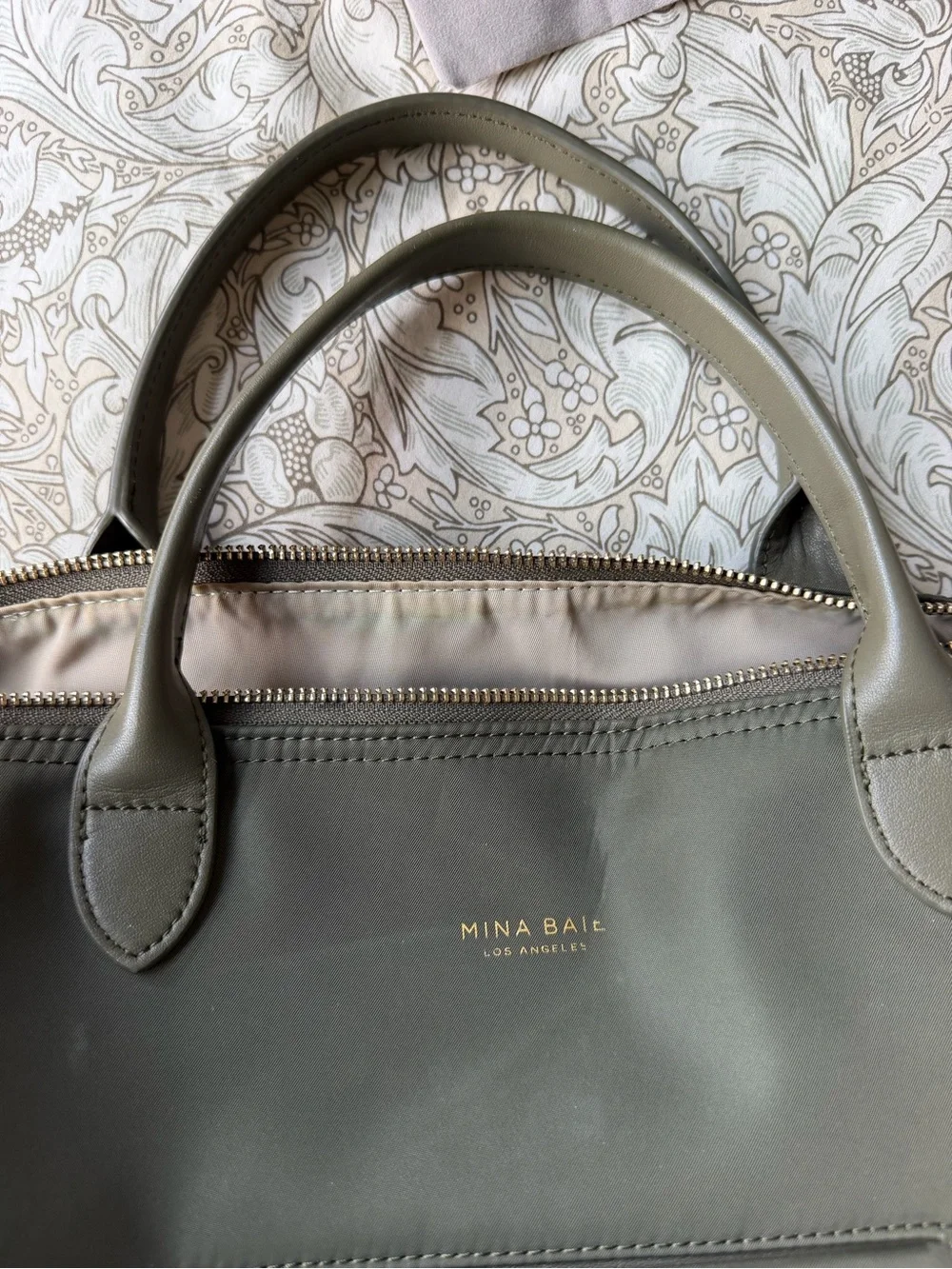 Mina Baie Emmy Full Nylon Martin luxury diaper bag